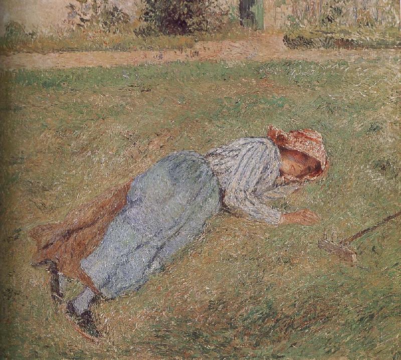 farm girls, Camille Pissarro
